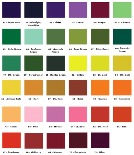 5th Generation Carpet Dye - Americolor Dyes
